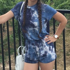American Apparel Tye-Dye Romper